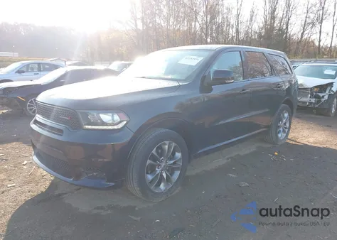 2019 Dodge Durango Gt Plus Awd z USA, uszkodzony, nr VIN 1C4RDJDG2KC651964